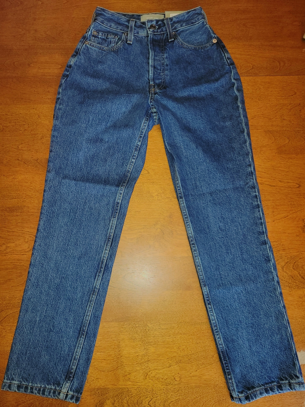 Everlane Curvy 90s Cheeky Straight Jean | Ankle | Organic Cotton | Size 23 NEW